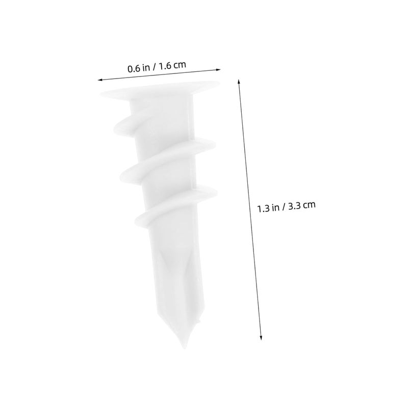 20Pcs 3 30X1 60X1 60CM Expansion Tubes Wall Plugs For Plasterboard Stucco Screw - Image 2